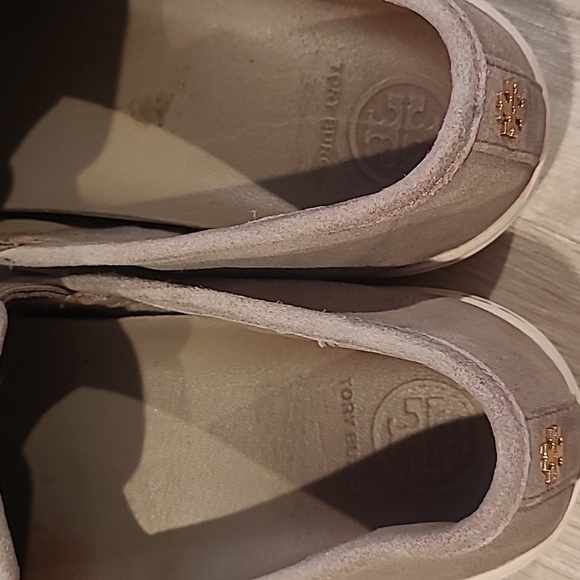 Tory Burch Grey Slip On Sneakers Size 7.5 - Picture 5 of 7
